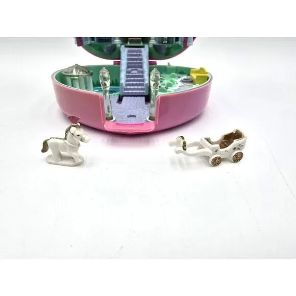 Polly Pocket Starlight Castle 1992 Bluebird CompactHas Horse And Carrige Read